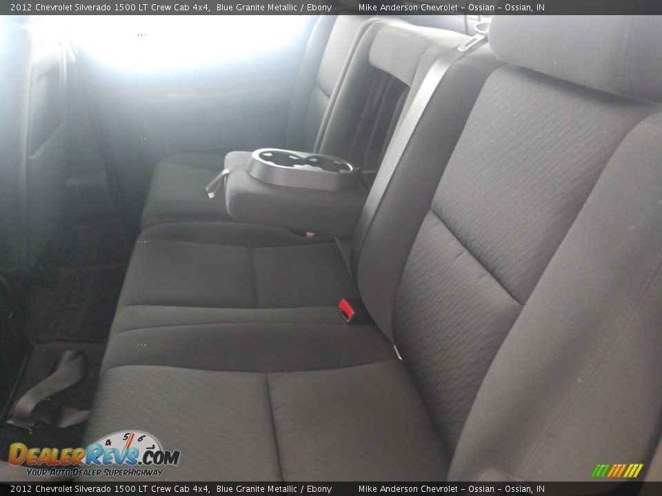 2012 Chevrolet Silverado 1500 LT Crew Cab 4x4 Blue Granite Metallic / Ebony Photo #19