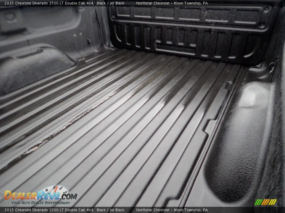 2015 Chevrolet Silverado 1500 LT Double Cab 4x4 Black / Jet Black Photo #19