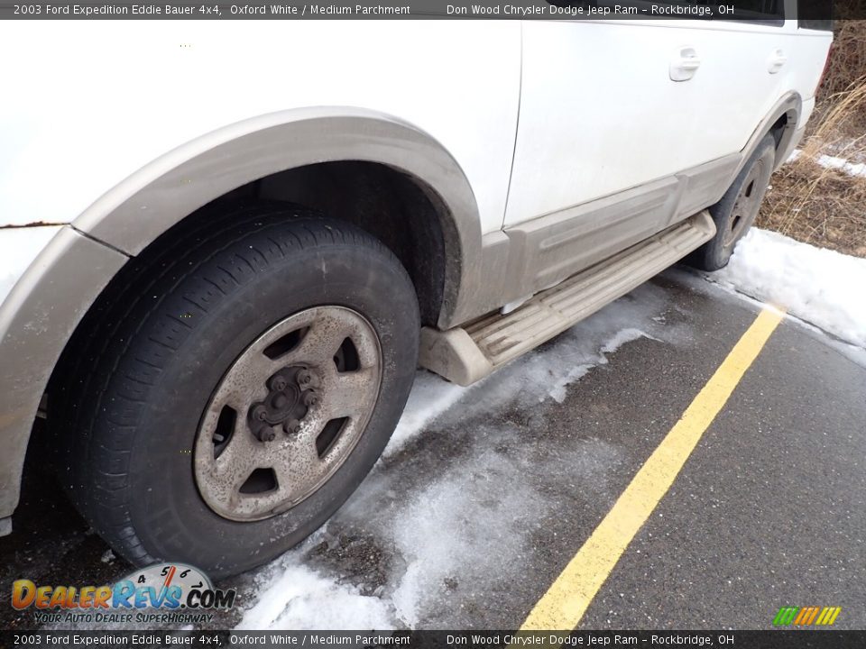 2003 Ford Expedition Eddie Bauer 4x4 Oxford White / Medium Parchment Photo #8