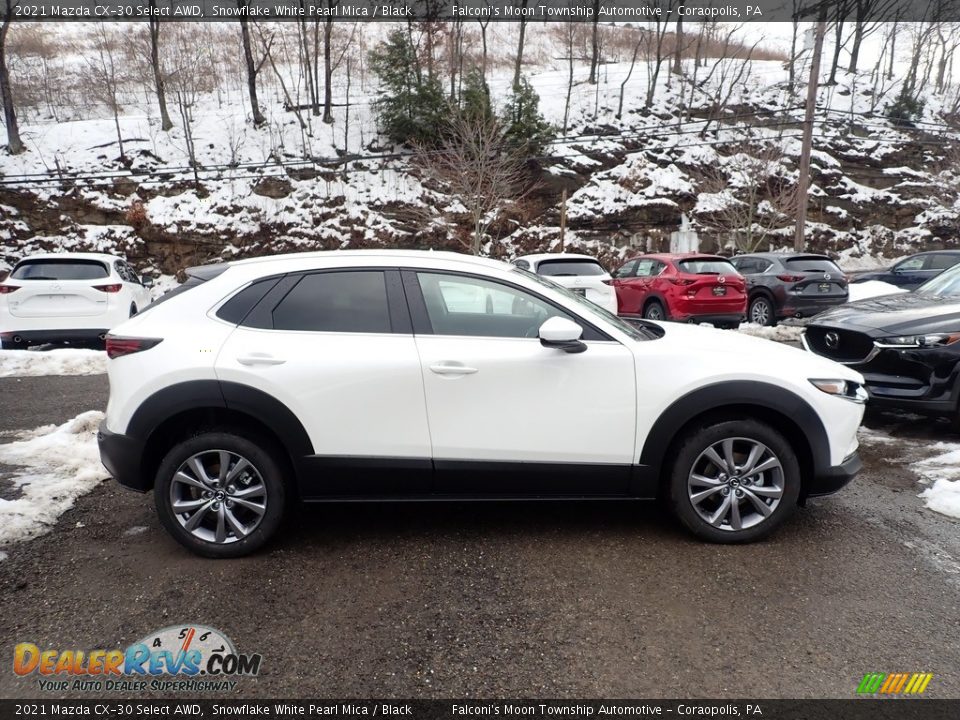 2021 Mazda CX-30 Select AWD Snowflake White Pearl Mica / Black Photo #1