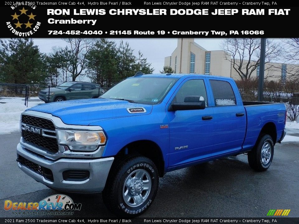 2021 Ram 2500 Tradesman Crew Cab 4x4 Hydro Blue Pearl / Black Photo #1