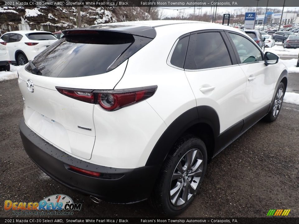 2021 Mazda CX-30 Select AWD Snowflake White Pearl Mica / Black Photo #2