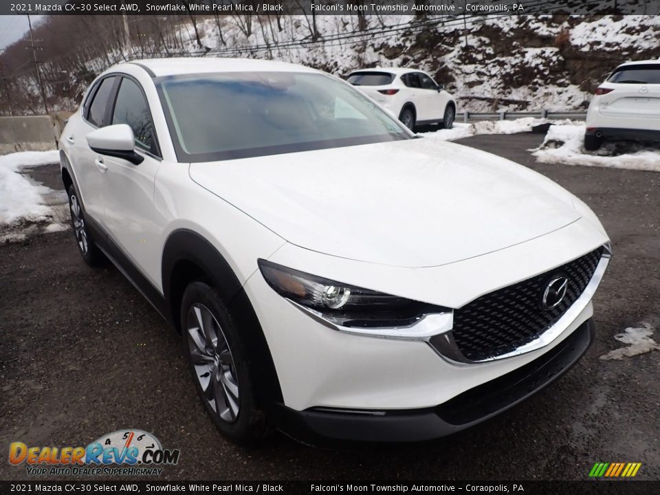 2021 Mazda CX-30 Select AWD Snowflake White Pearl Mica / Black Photo #3