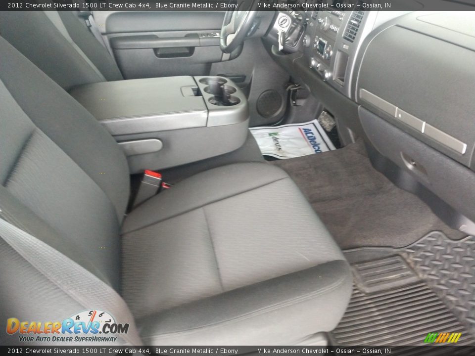 2012 Chevrolet Silverado 1500 LT Crew Cab 4x4 Blue Granite Metallic / Ebony Photo #23