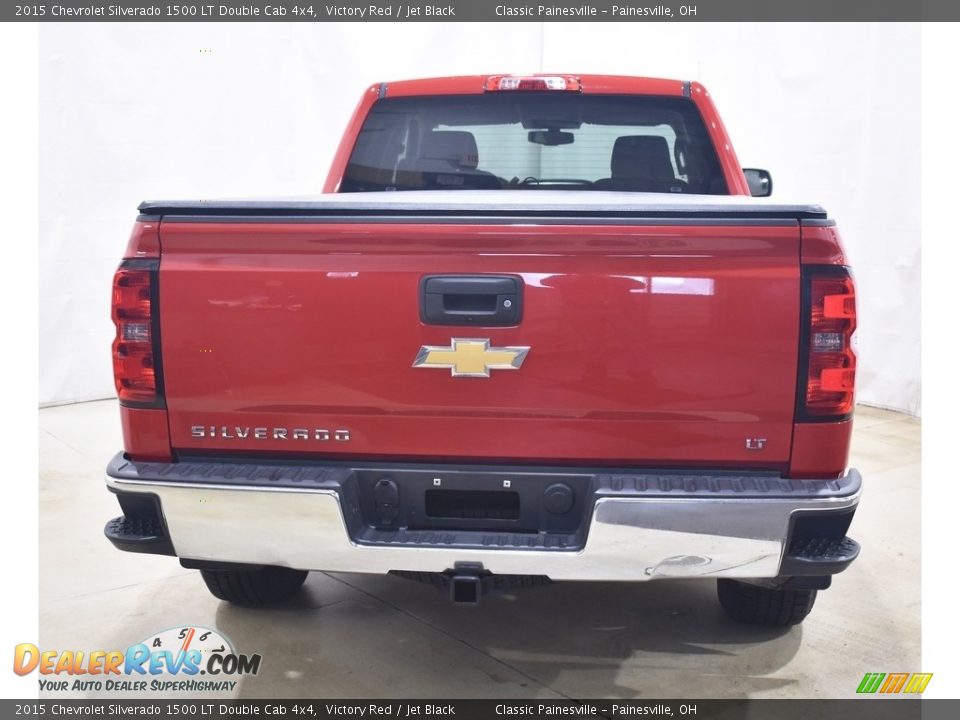 2015 Chevrolet Silverado 1500 LT Double Cab 4x4 Victory Red / Jet Black Photo #3