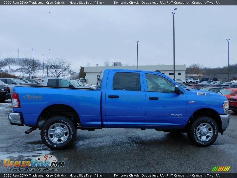 2021 Ram 2500 Tradesman Crew Cab 4x4 Hydro Blue Pearl / Black Photo #4