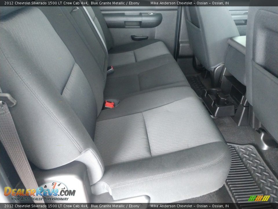 2012 Chevrolet Silverado 1500 LT Crew Cab 4x4 Blue Granite Metallic / Ebony Photo #24