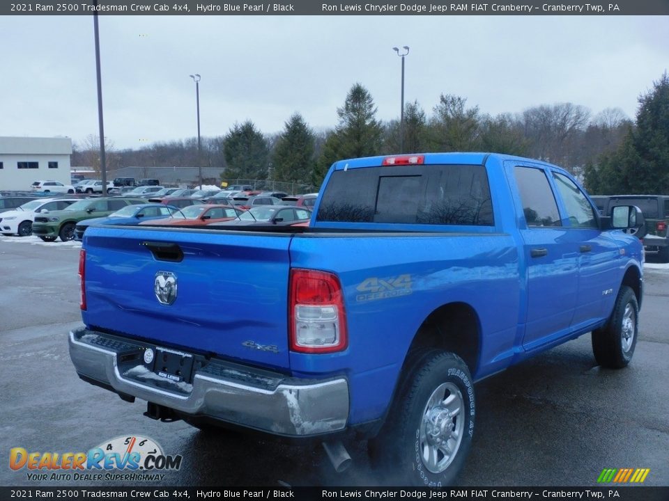 2021 Ram 2500 Tradesman Crew Cab 4x4 Hydro Blue Pearl / Black Photo #5