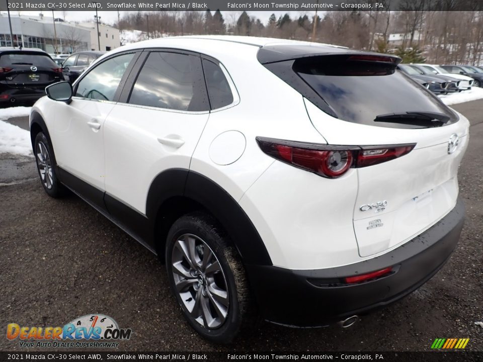 2021 Mazda CX-30 Select AWD Snowflake White Pearl Mica / Black Photo #6