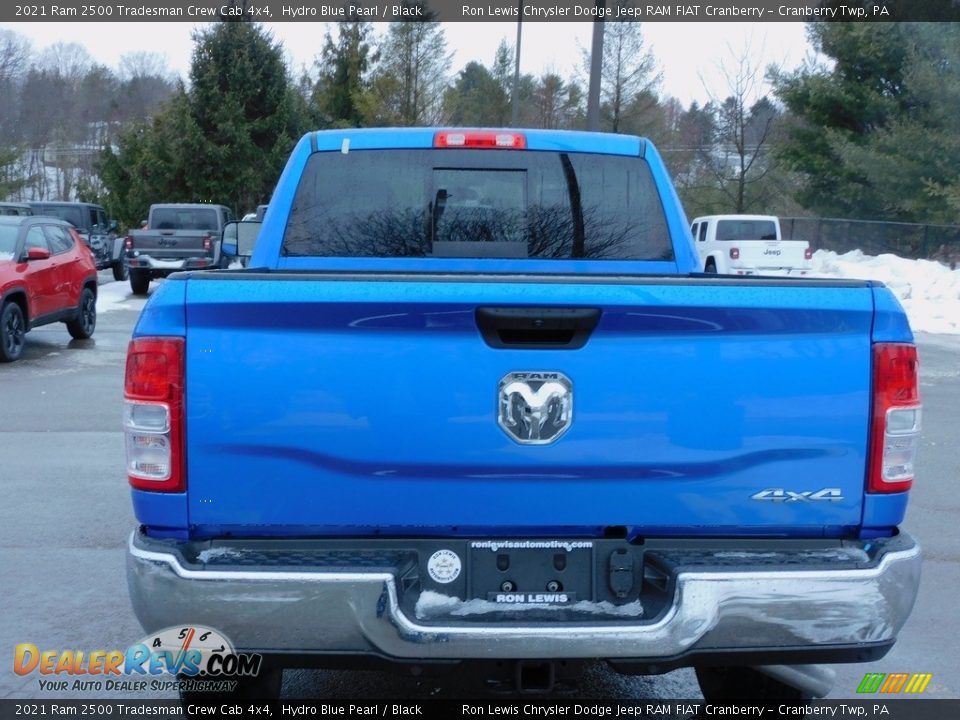 2021 Ram 2500 Tradesman Crew Cab 4x4 Hydro Blue Pearl / Black Photo #6