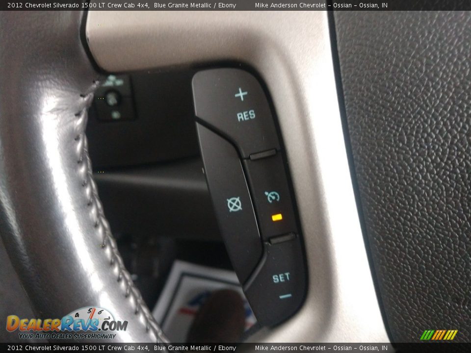 2012 Chevrolet Silverado 1500 LT Crew Cab 4x4 Blue Granite Metallic / Ebony Photo #27