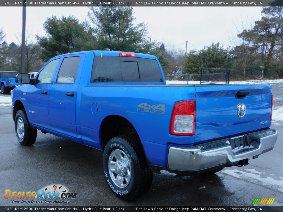 2021 Ram 2500 Tradesman Crew Cab 4x4 Hydro Blue Pearl / Black Photo #8