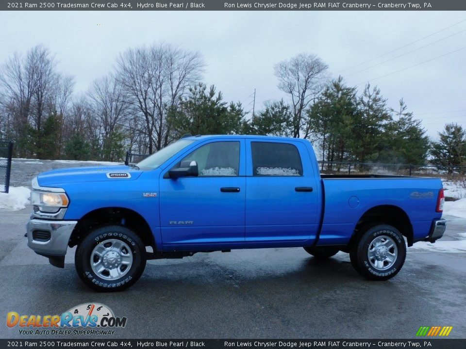 2021 Ram 2500 Tradesman Crew Cab 4x4 Hydro Blue Pearl / Black Photo #9