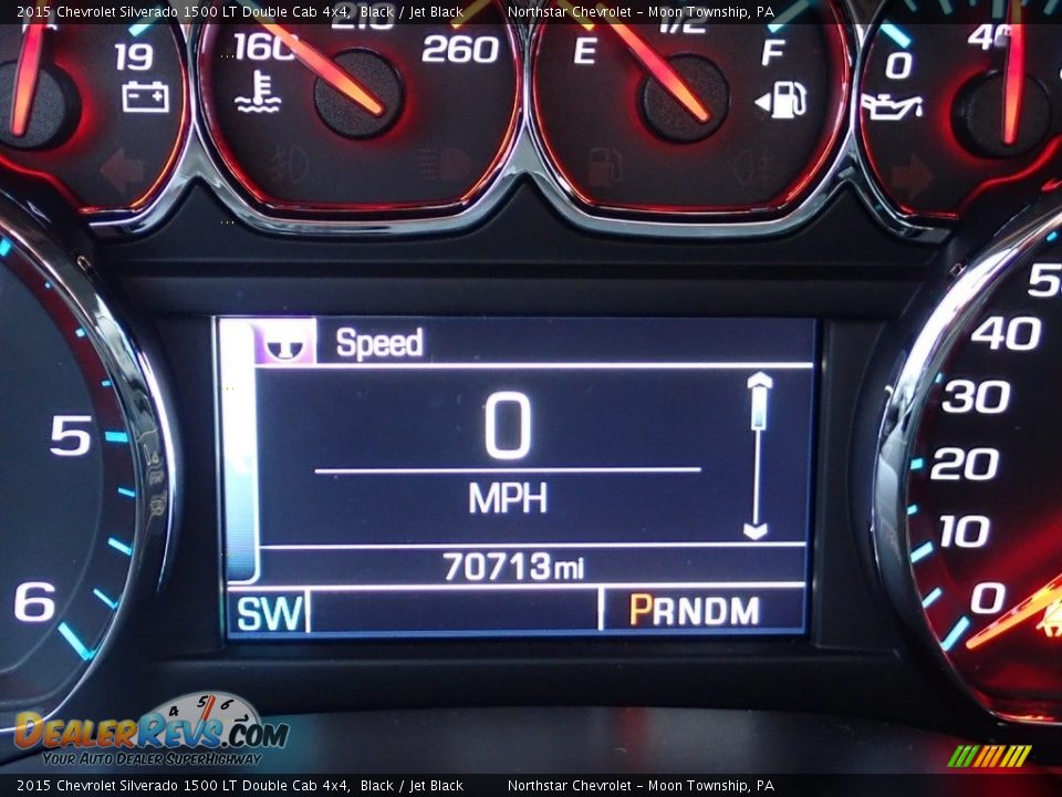 2015 Chevrolet Silverado 1500 LT Double Cab 4x4 Black / Jet Black Photo #29