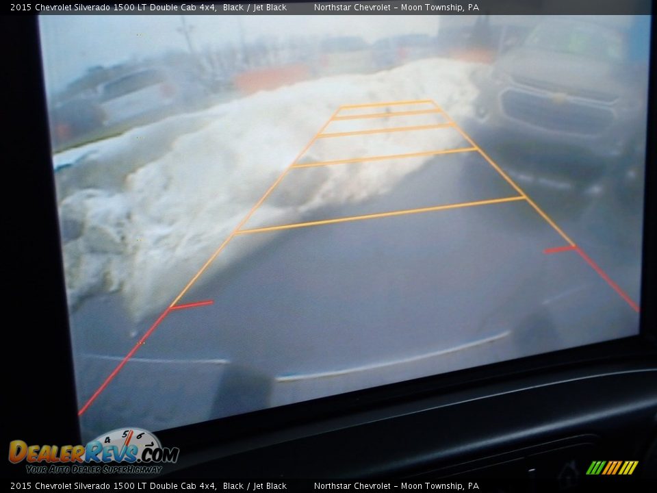 2015 Chevrolet Silverado 1500 LT Double Cab 4x4 Black / Jet Black Photo #30
