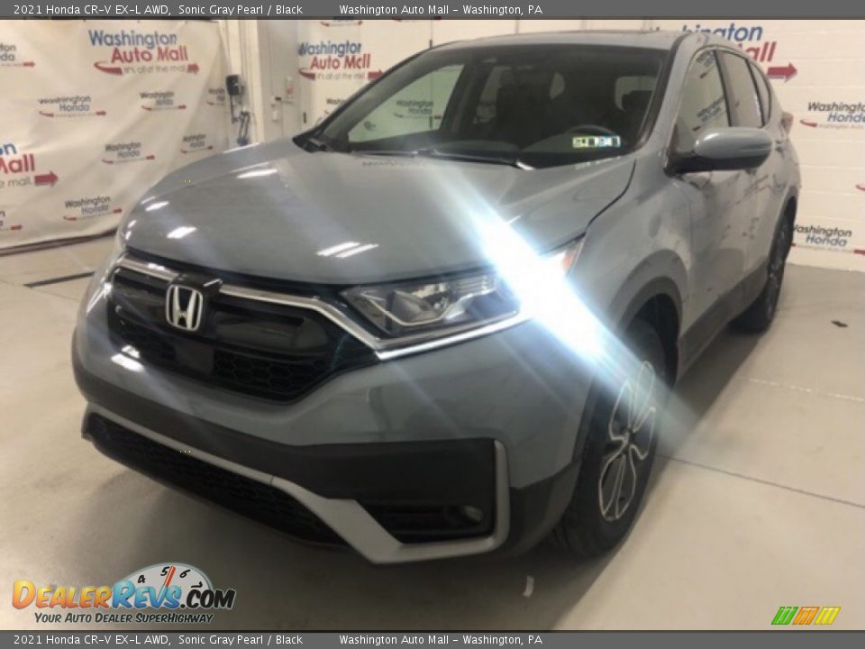 2021 Honda CR-V EX-L AWD Sonic Gray Pearl / Black Photo #3