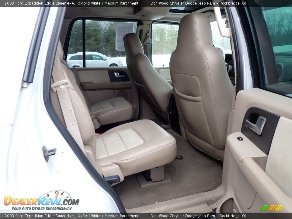 2003 Ford Expedition Eddie Bauer 4x4 Oxford White / Medium Parchment Photo #20