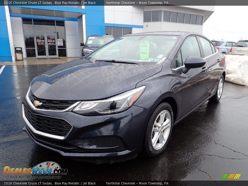 2016 Chevrolet Cruze LT Sedan Blue Ray Metallic / Jet Black Photo #2