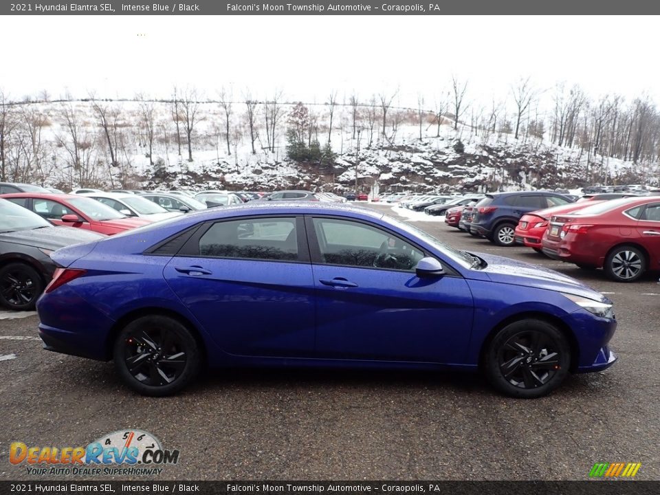 2021 Hyundai Elantra SEL Intense Blue / Black Photo #1