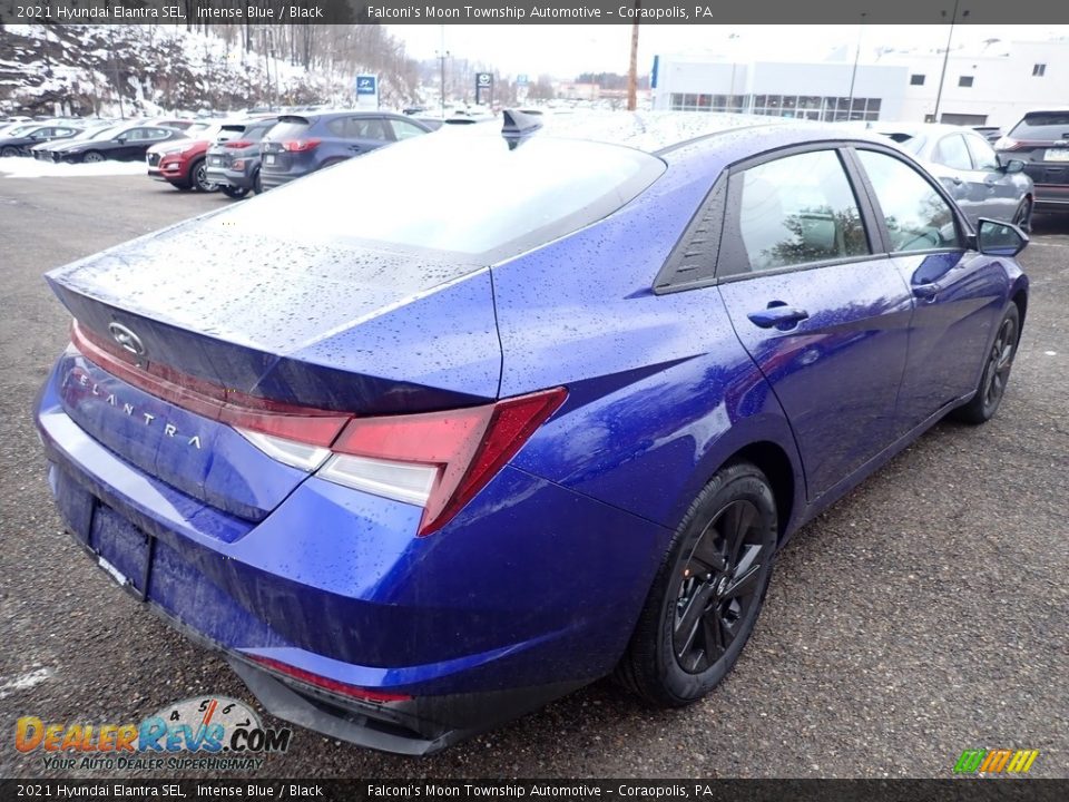 2021 Hyundai Elantra SEL Intense Blue / Black Photo #2