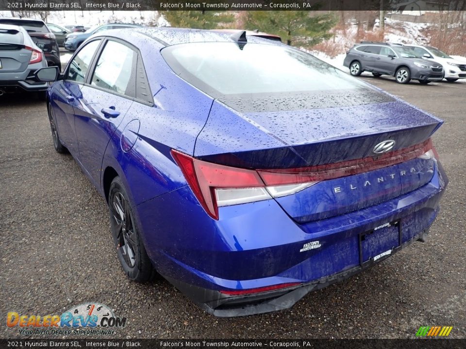 2021 Hyundai Elantra SEL Intense Blue / Black Photo #6
