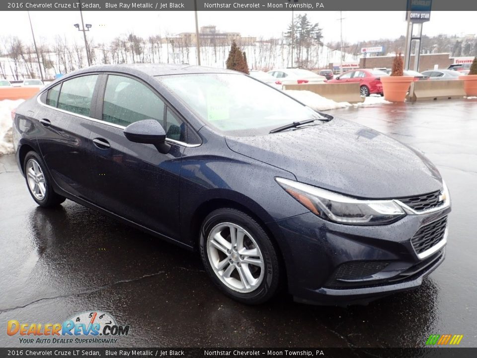 2016 Chevrolet Cruze LT Sedan Blue Ray Metallic / Jet Black Photo #11