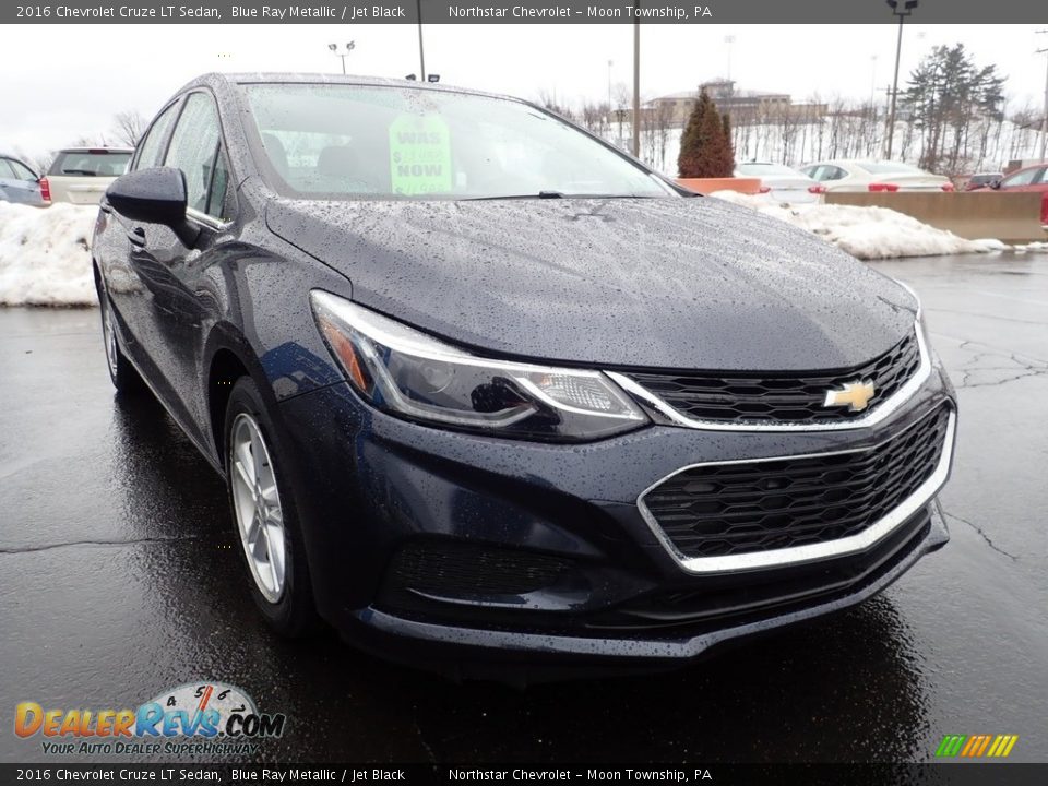 2016 Chevrolet Cruze LT Sedan Blue Ray Metallic / Jet Black Photo #12