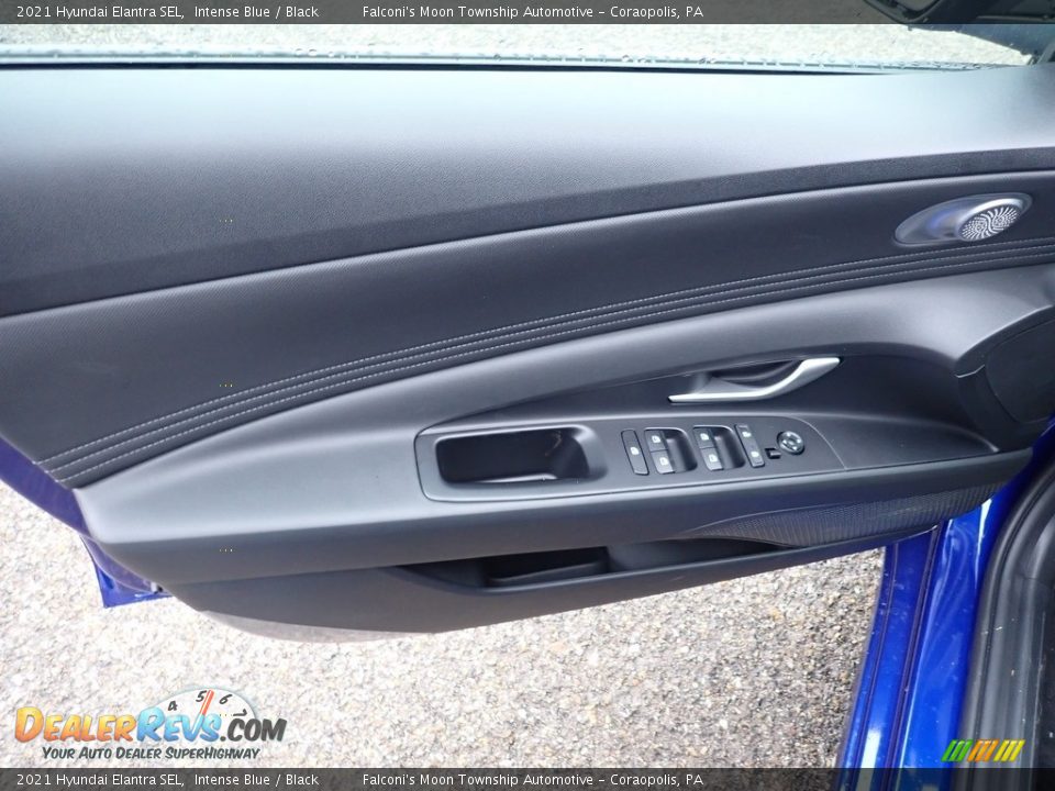 2021 Hyundai Elantra SEL Intense Blue / Black Photo #11