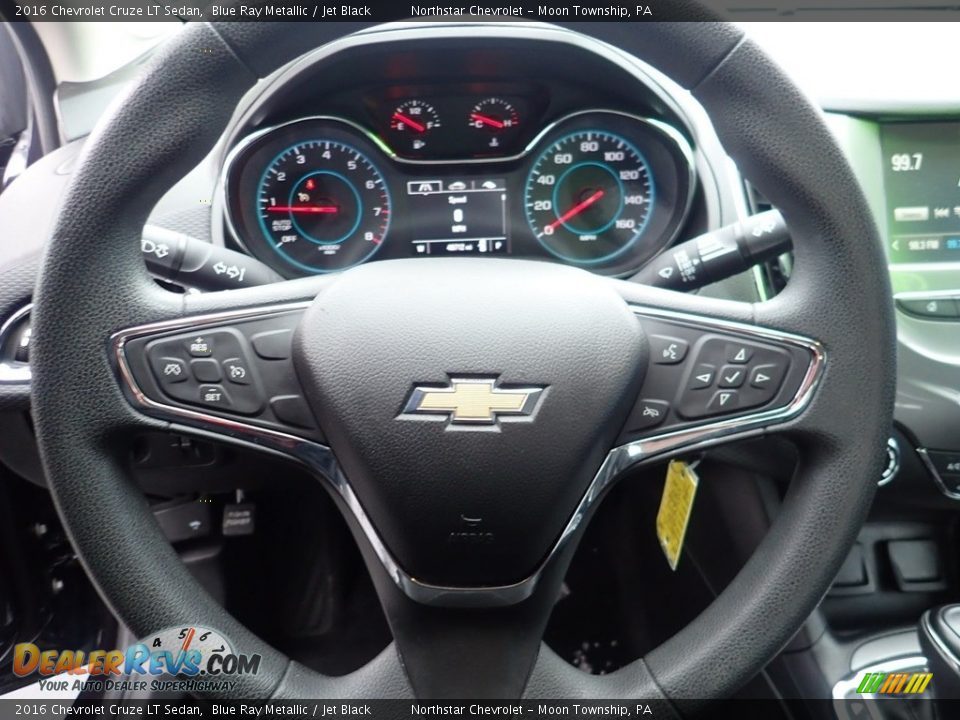 2016 Chevrolet Cruze LT Sedan Blue Ray Metallic / Jet Black Photo #26