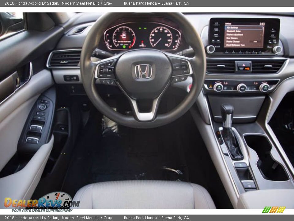 2018 Honda Accord LX Sedan Modern Steel Metallic / Gray Photo #5