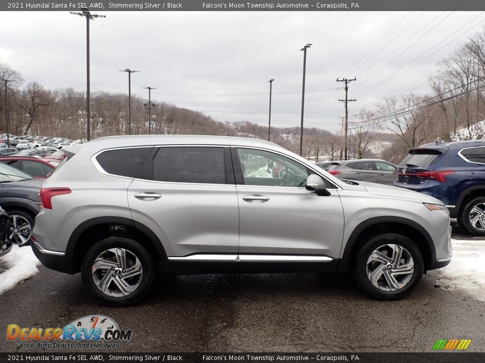 2021 Hyundai Santa Fe SEL AWD Shimmering Silver / Black Photo #1