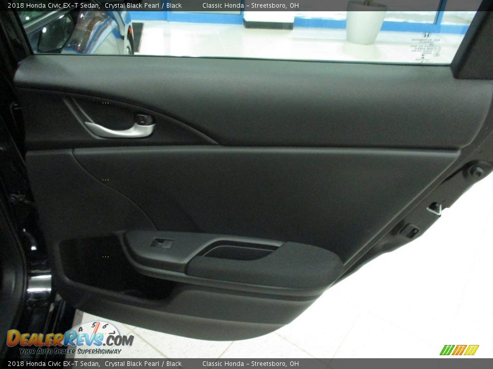 2018 Honda Civic EX-T Sedan Crystal Black Pearl / Black Photo #18