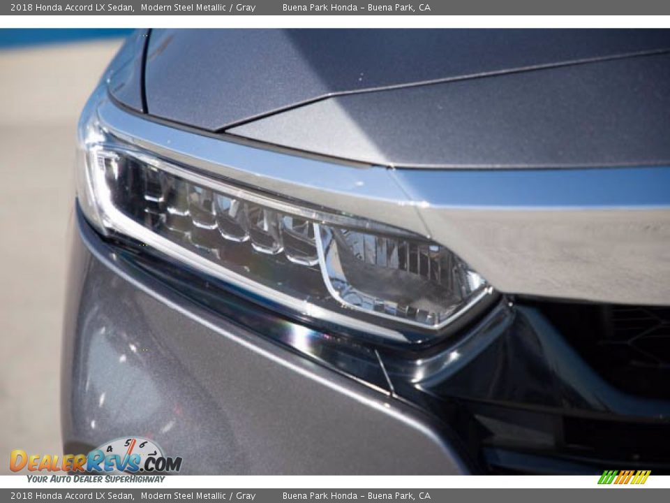 2018 Honda Accord LX Sedan Modern Steel Metallic / Gray Photo #8