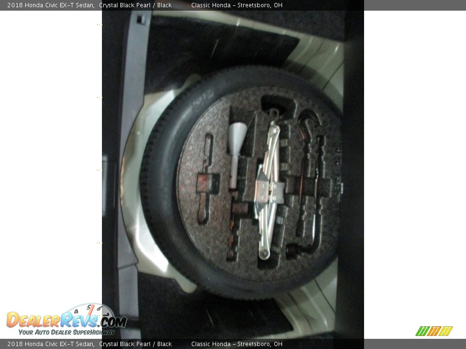 2018 Honda Civic EX-T Sedan Crystal Black Pearl / Black Photo #22