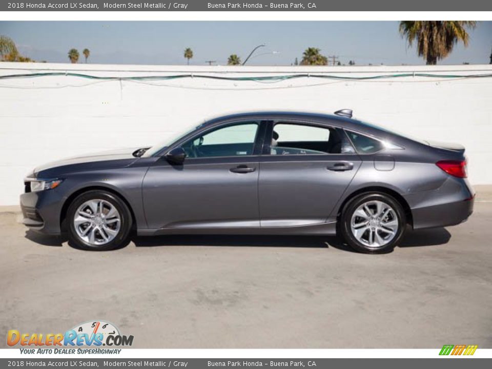 2018 Honda Accord LX Sedan Modern Steel Metallic / Gray Photo #10