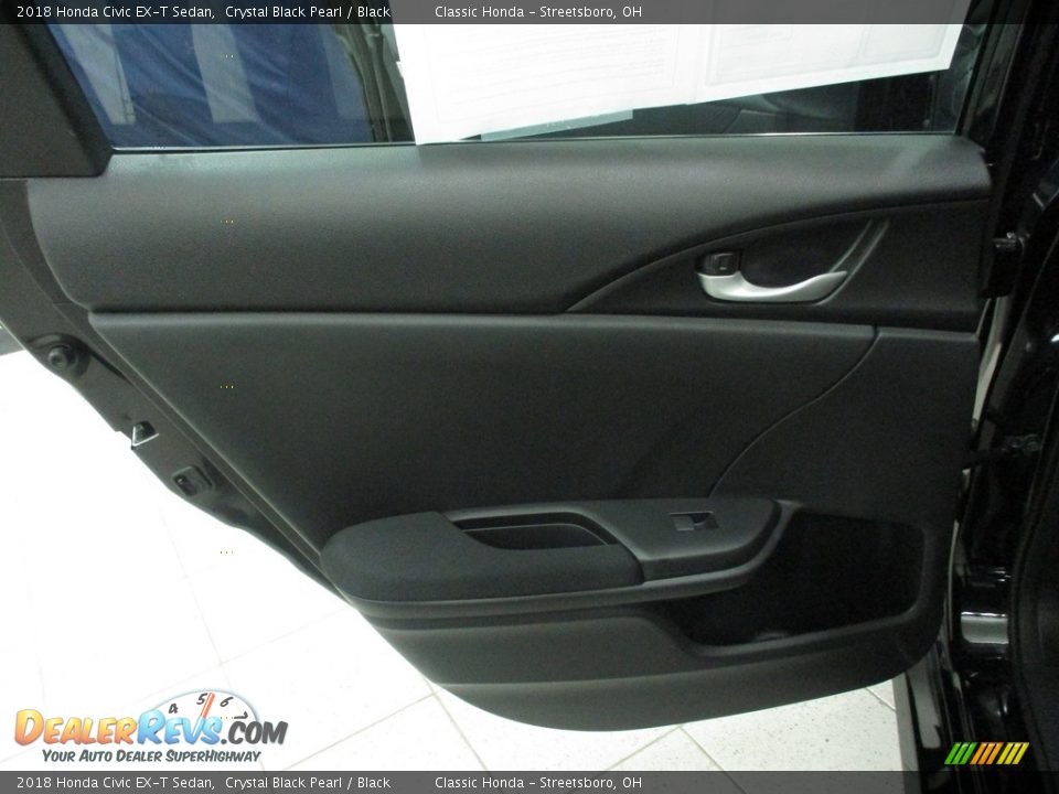 2018 Honda Civic EX-T Sedan Crystal Black Pearl / Black Photo #23