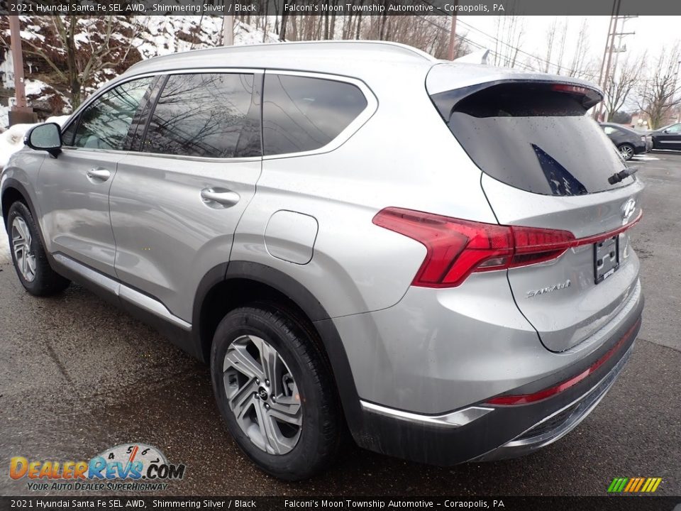 2021 Hyundai Santa Fe SEL AWD Shimmering Silver / Black Photo #6