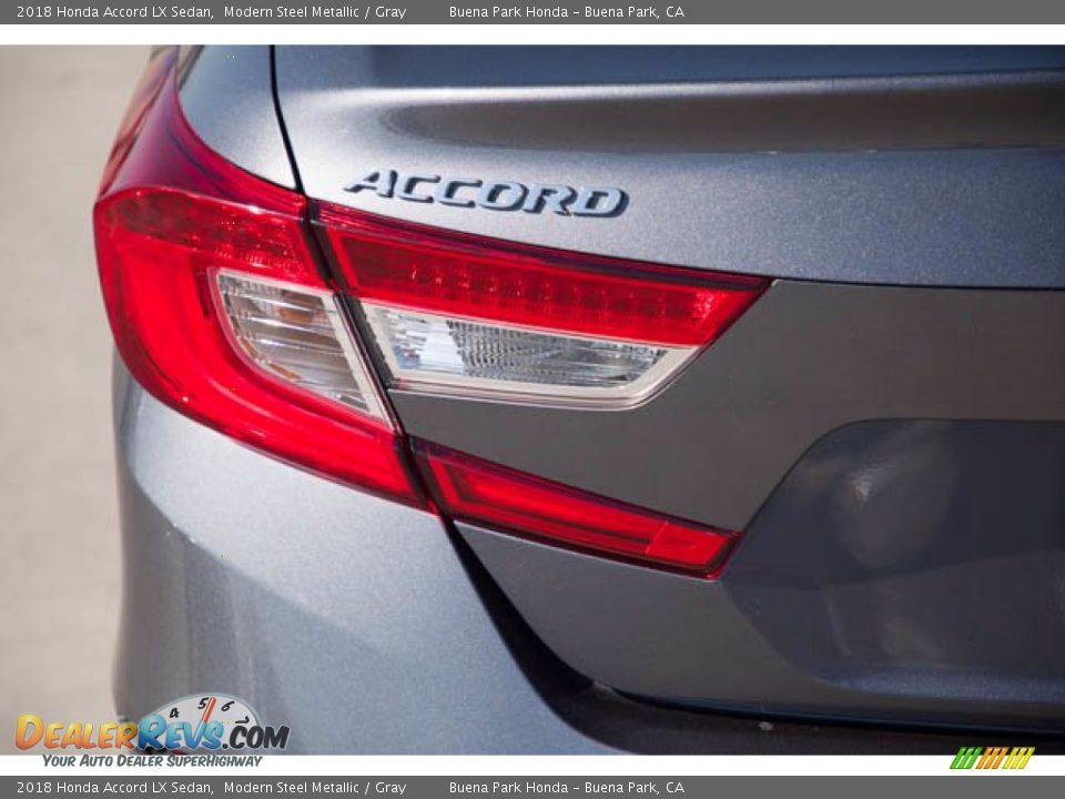 2018 Honda Accord LX Sedan Modern Steel Metallic / Gray Photo #12