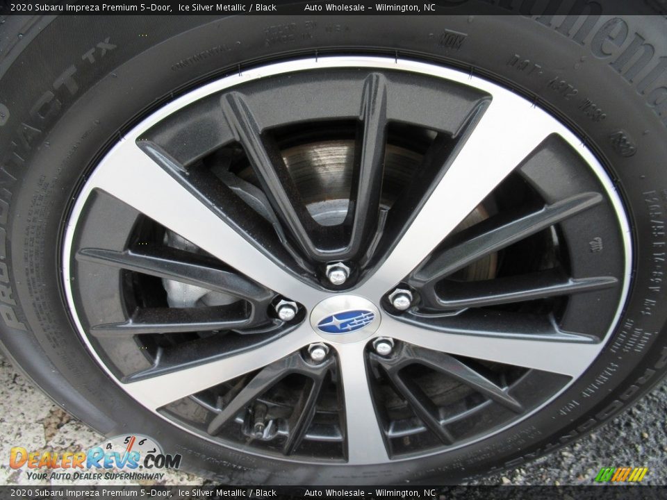 2020 Subaru Impreza Premium 5-Door Ice Silver Metallic / Black Photo #7