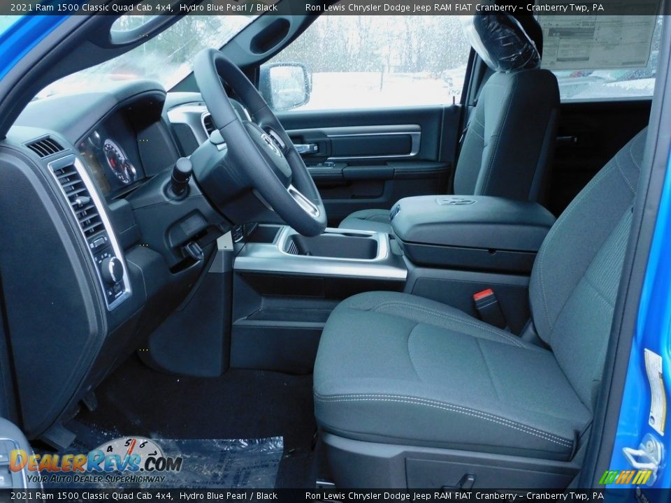 2021 Ram 1500 Classic Quad Cab 4x4 Hydro Blue Pearl / Black Photo #11