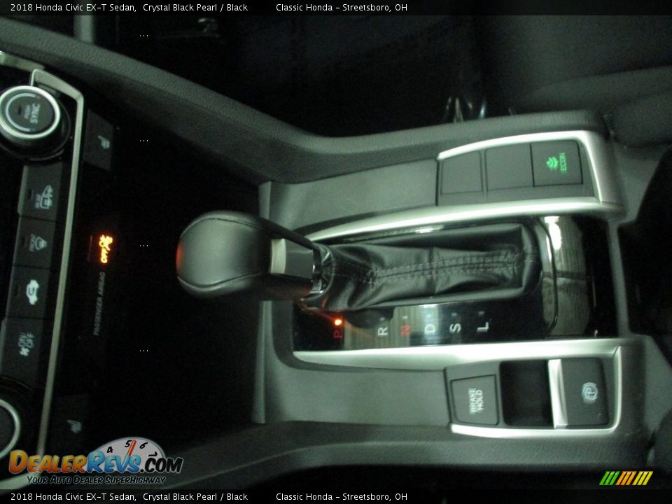 2018 Honda Civic EX-T Sedan Crystal Black Pearl / Black Photo #32