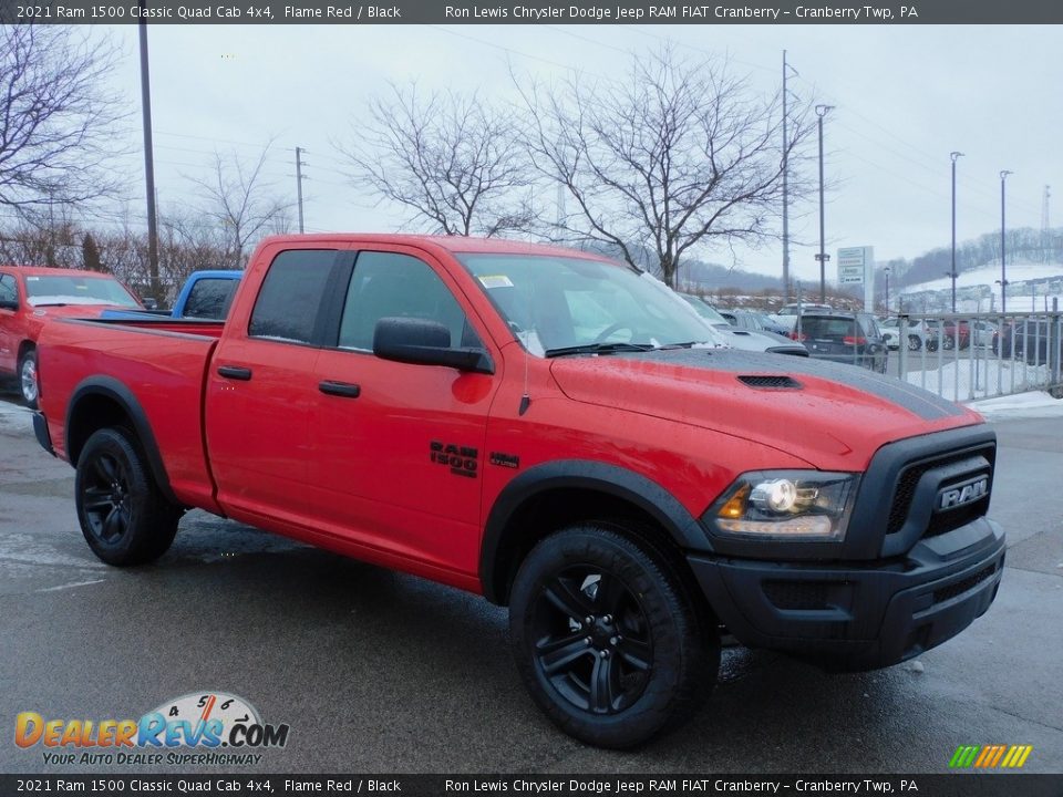 Front 3/4 View of 2021 Ram 1500 Classic Quad Cab 4x4 Photo #3