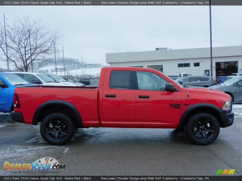 Flame Red 2021 Ram 1500 Classic Quad Cab 4x4 Photo #4