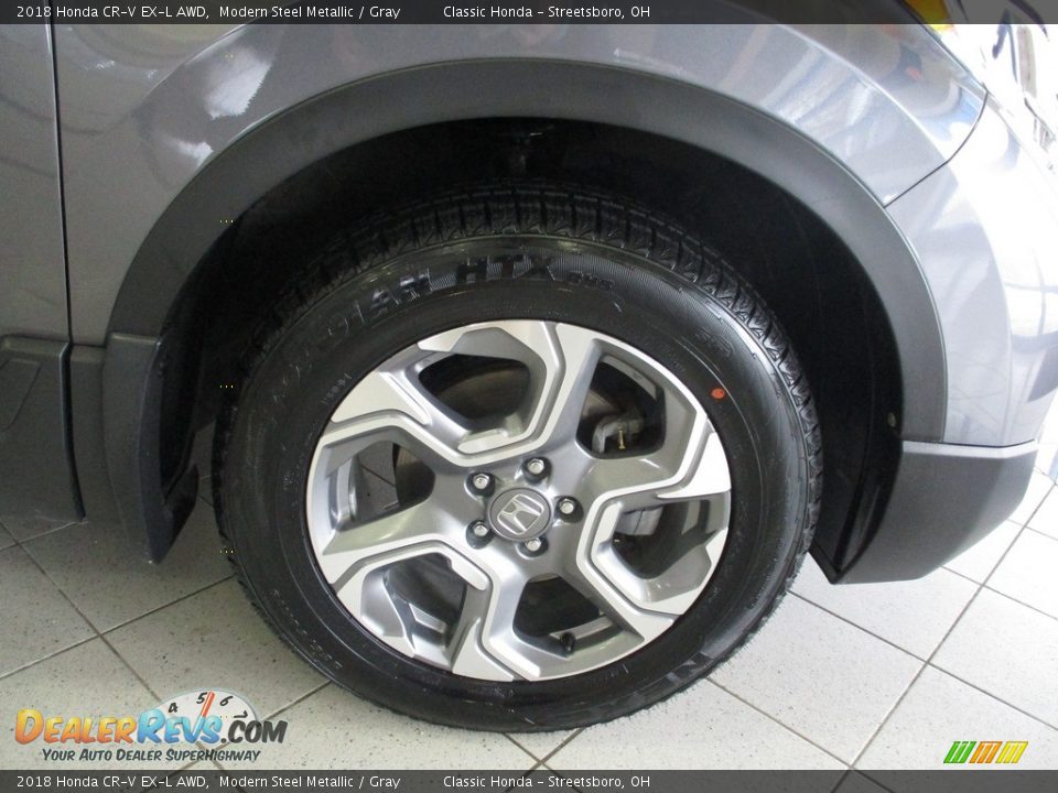 2018 Honda CR-V EX-L AWD Modern Steel Metallic / Gray Photo #5