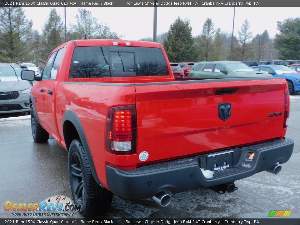 2021 Ram 1500 Classic Quad Cab 4x4 Flame Red / Black Photo #8