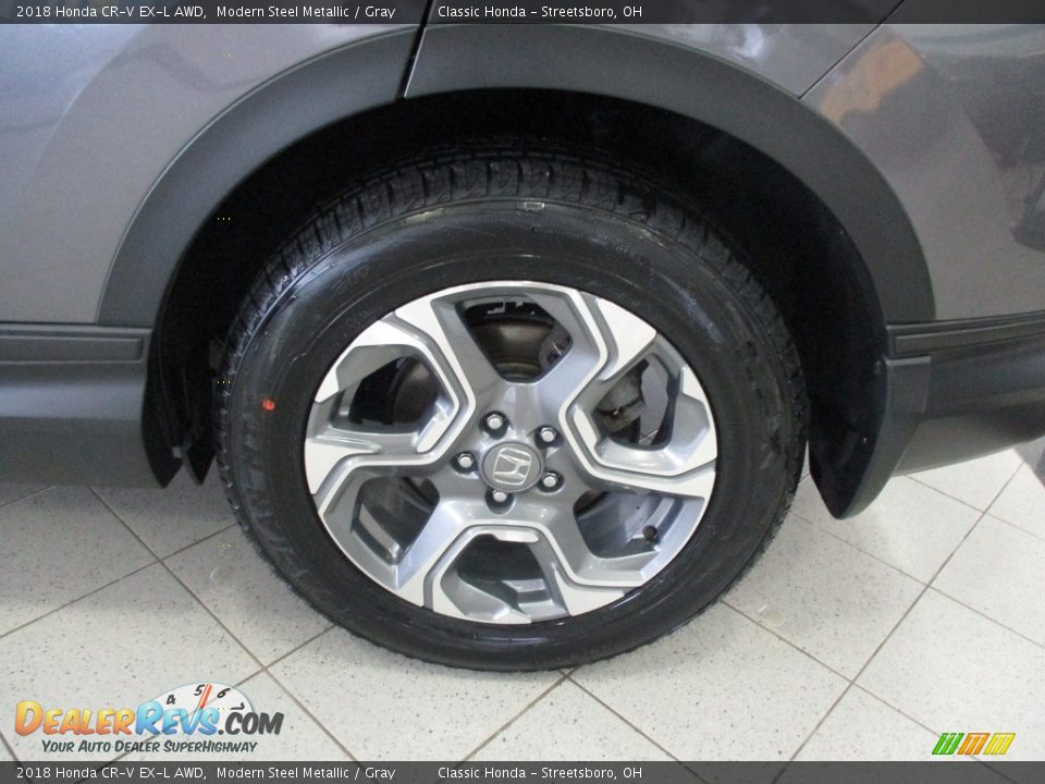 2018 Honda CR-V EX-L AWD Modern Steel Metallic / Gray Photo #11
