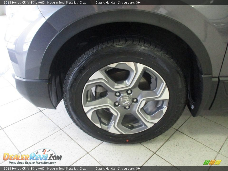 2018 Honda CR-V EX-L AWD Modern Steel Metallic / Gray Photo #12