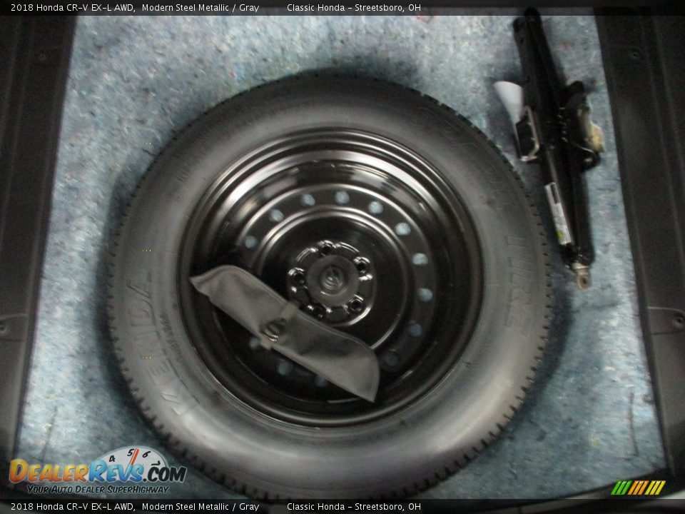 2018 Honda CR-V EX-L AWD Modern Steel Metallic / Gray Photo #15
