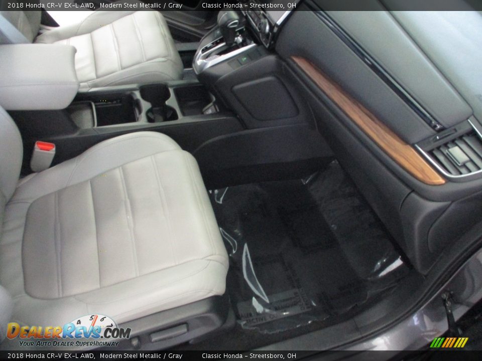 2018 Honda CR-V EX-L AWD Modern Steel Metallic / Gray Photo #17