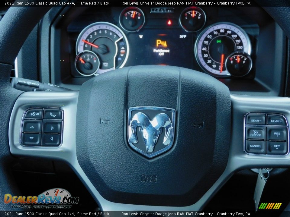 2021 Ram 1500 Classic Quad Cab 4x4 Steering Wheel Photo #19